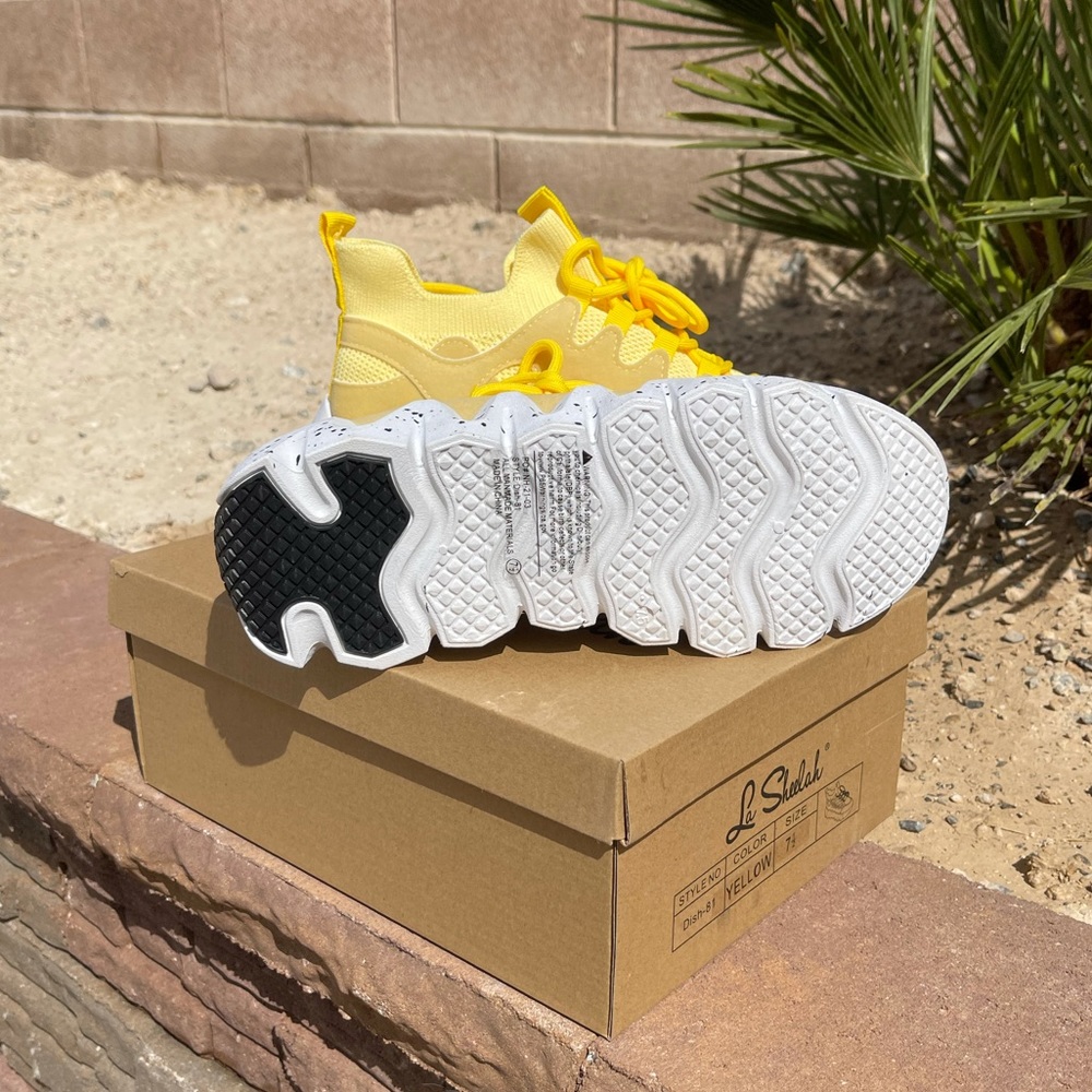 Bright Chunky Sneakers 🍋 - Picture 6 of 6